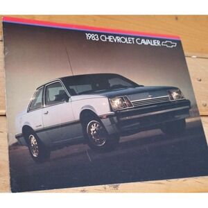 1983 Chevrolet Cavalier Sales Brochure CS Hatchback CL Convertible Specs Vintage